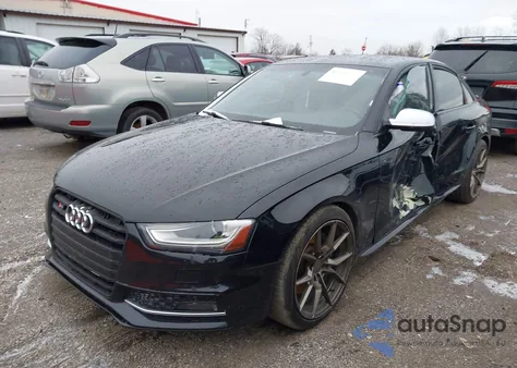 2014 Audi S4 3.0T Premium Plus from USA, damaged, VIN WAUDGAFL1EA007347